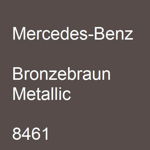 Mercedes-Benz, Bronzebraun Metallic, 8461.